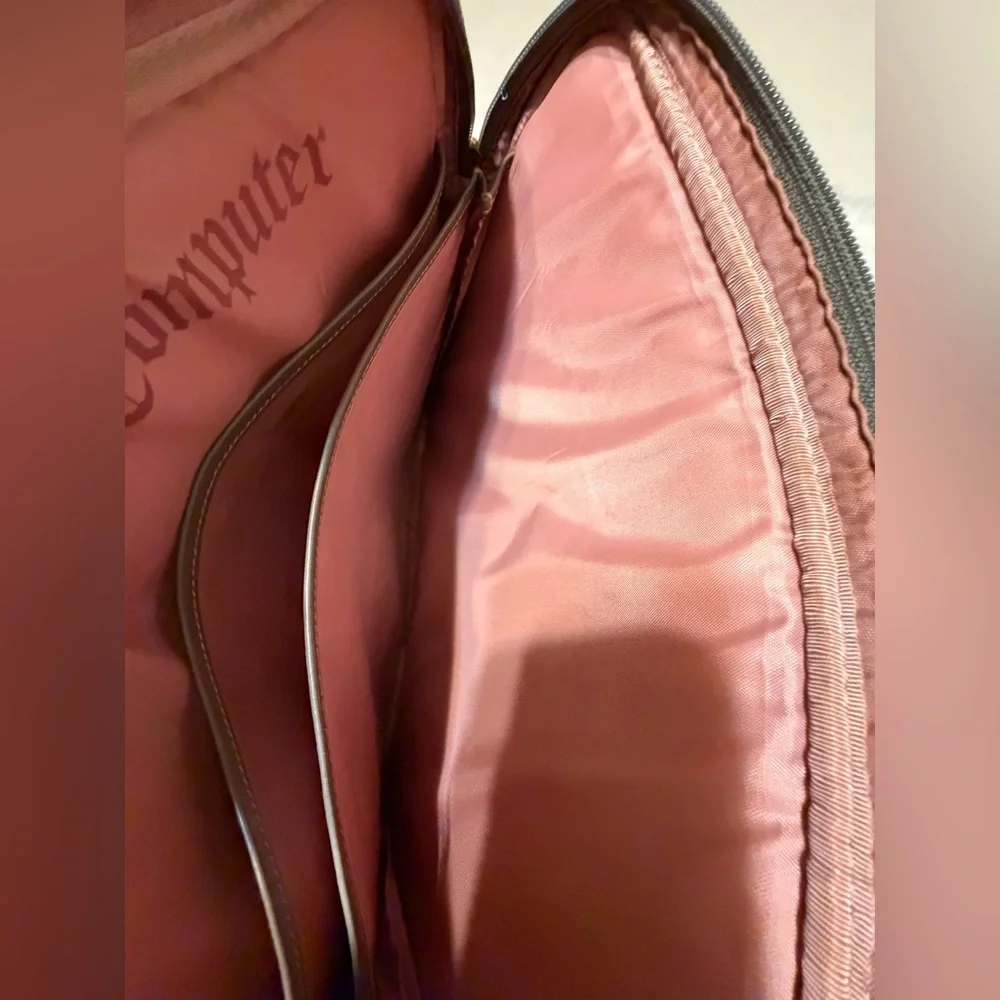 Y2K Vintage Juicy Couture Rust Laptop Bag